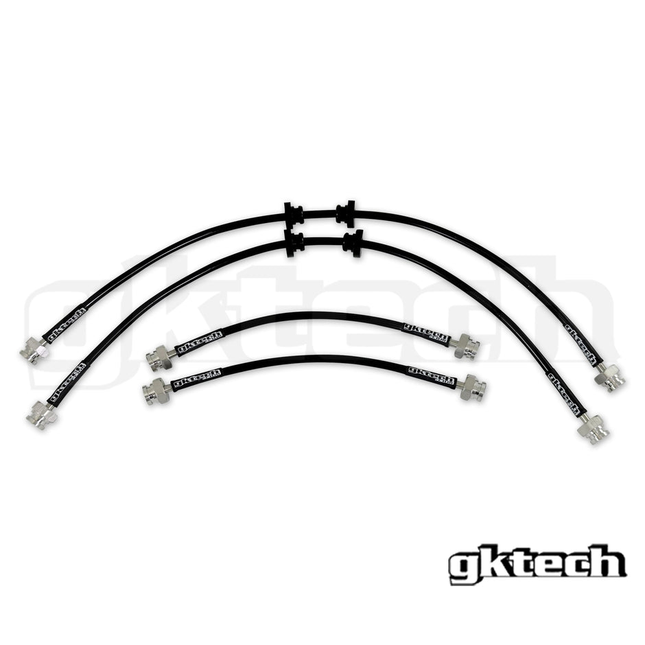 GKTech - R32 GTS-T Braided Brake Line Set - OEM replacement Front and Rear set - R32X-BRKE