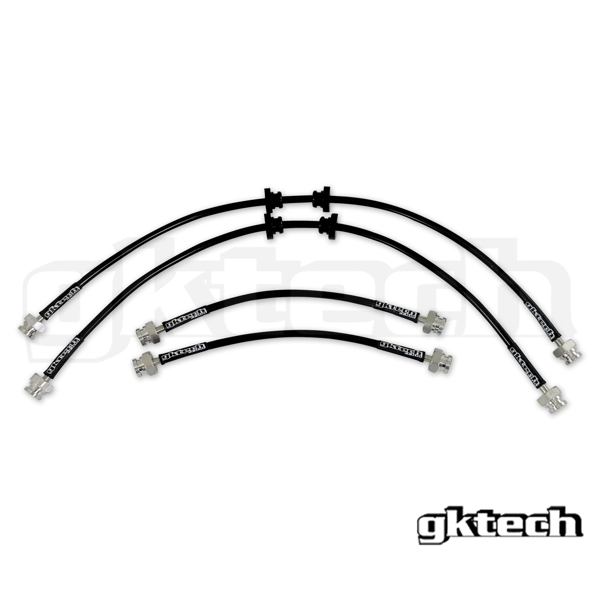 GKTech - R32 GTS-T Braided Brake Line Set - Hard line Delete Front only - R32X-HDDLF