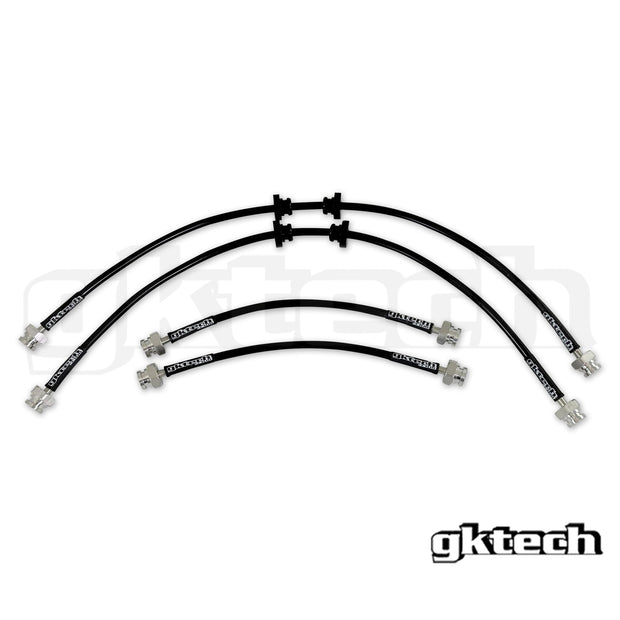 GKTech - R32 GTS-T Braided Brake Line Set - OEM Replacement Rear only - R32X-BRKER