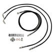 GKTech - 240sx/Skyline stand alone SS e-brake braided brake line kit - 2POT-LINE
