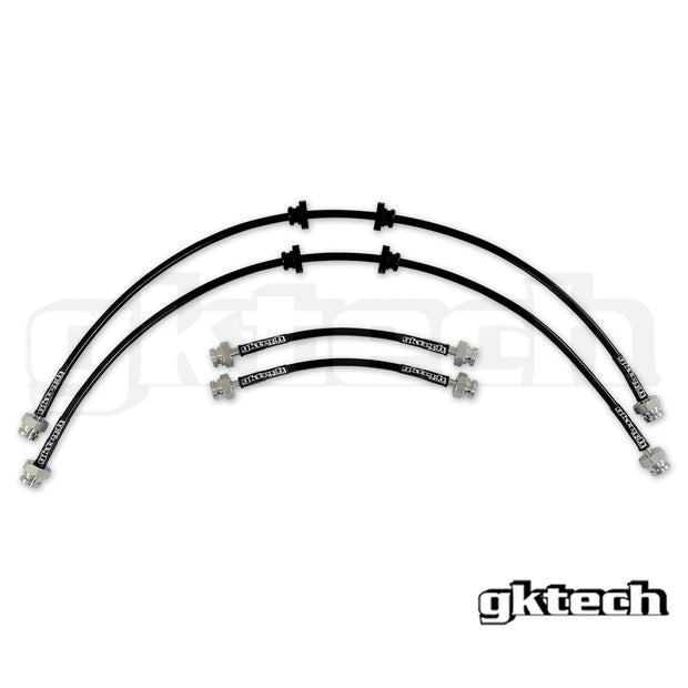 GKTech - Z32 300zx braided brake lines - OEM Replacement Rear only - Z32X-BRKER