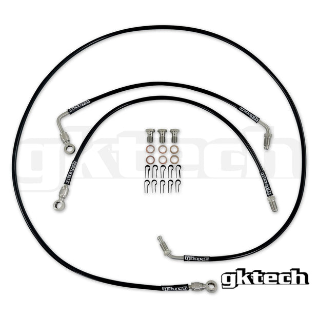 GKTech - R33/R34 Engine bay brake line delete kit - R33X-DLTE