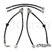 GKTech - R33 GTS-T braided brake lines - R33 GTS-T OEM Replacement Brake Lines - R33X-OEMX