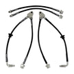 GKTech - R33 GTS-T braided brake lines - Rear Brake Lines Only - REAR-CONV