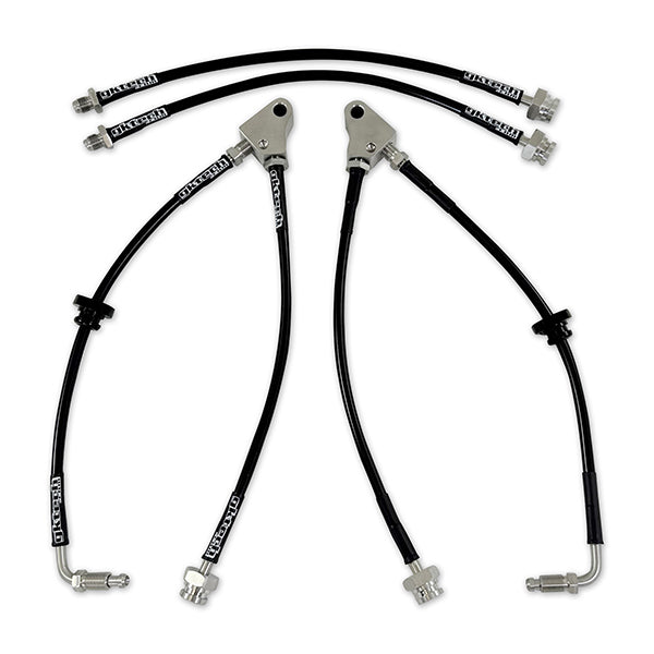 GKTech - R33 GTS-T braided brake lines - R33 GTS-T Hard Line Delete - R33X-HDDL