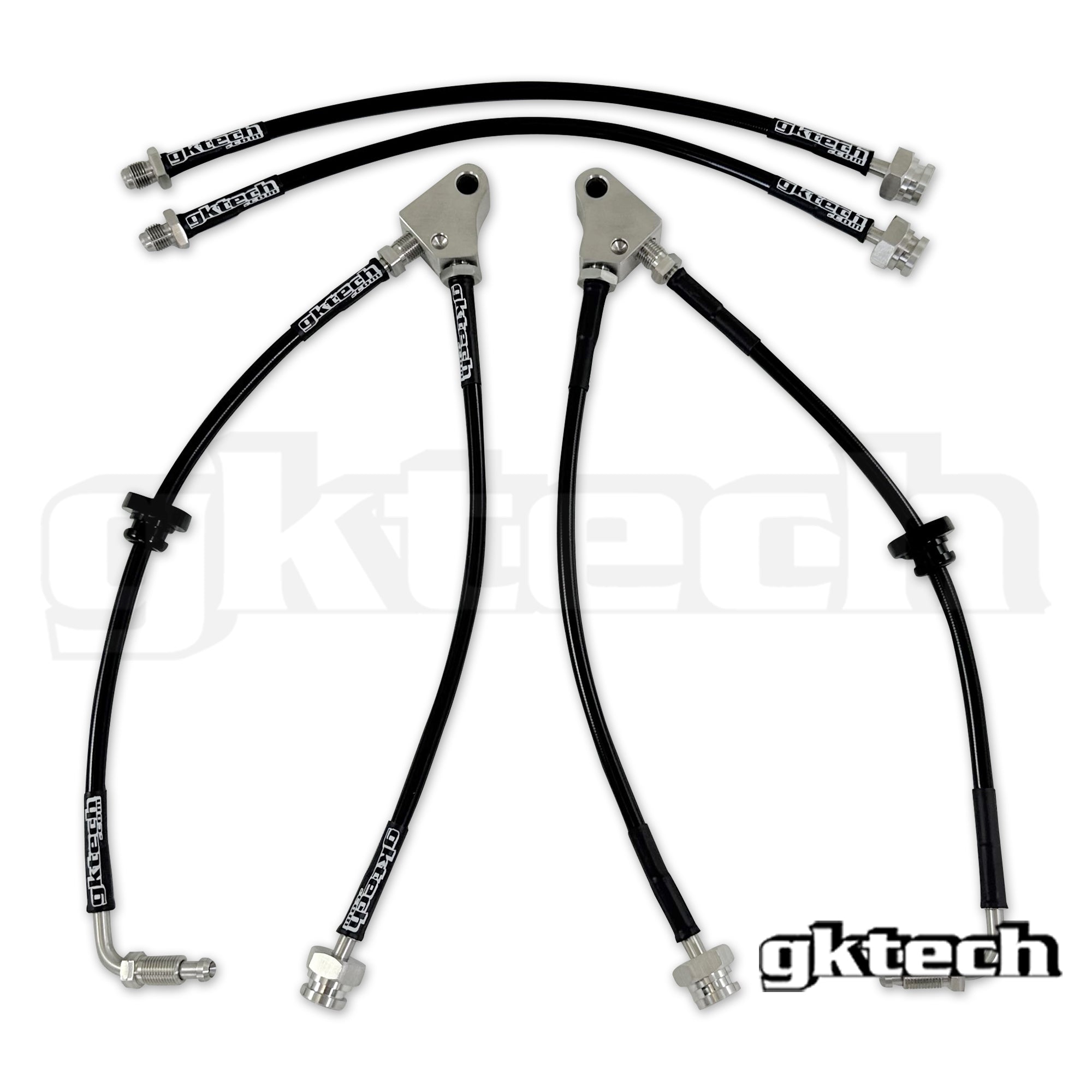 GKTech - R33 GTS-T braided brake lines - R33 GTS-T Hard Line Delete - R33X-HDDL