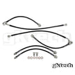 GKTech - Z33 350z braided brake line set (front and rear) - Z33X-BRKE