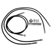 GKTech - Z33 350z/Z34 370z/G35/G37 SS braided hydraulic e-brake line kit - 350Z/370Z/G35/G37 Coupe - Z33X-DUAL
