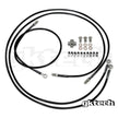 GKTech - FR-S / GR86 / BRZ e-brake braided brake line kit - GT86-DUAL