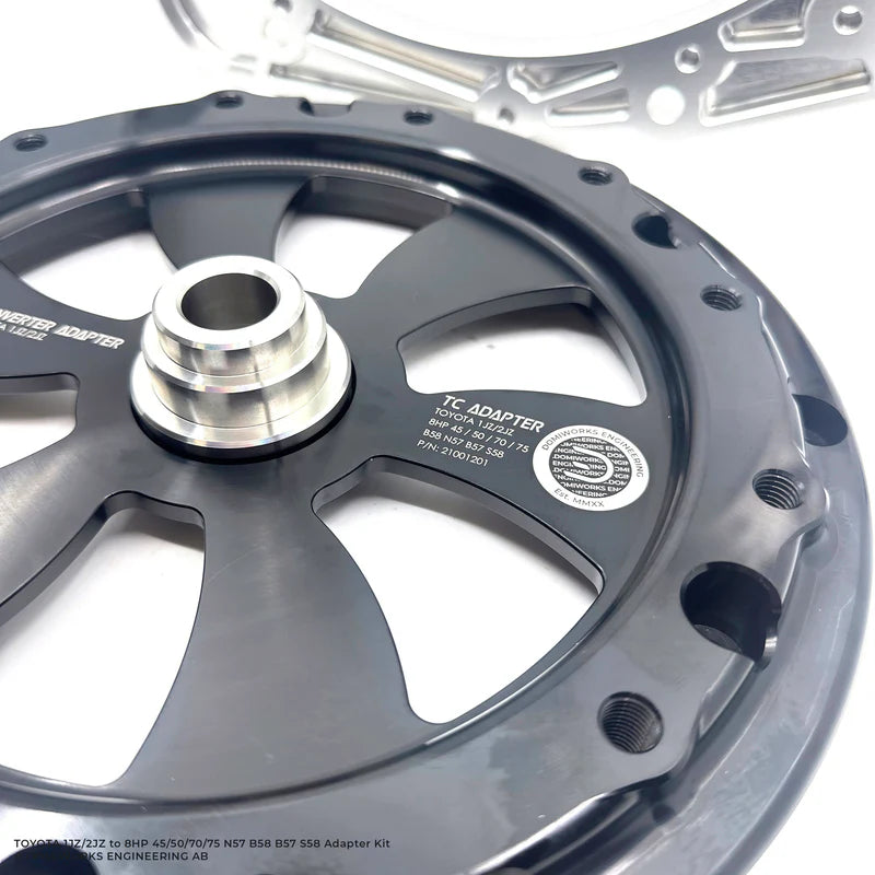 Domiworks Engineering Toyota - 1JZ/2JZ to 8HP 45/50/70/75/76 N57 B58 B57 S58 ADAPTER KIT - 21001001