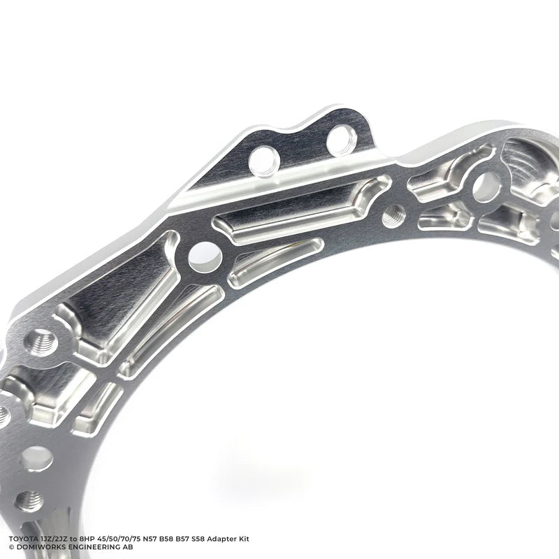 Domiworks Engineering Toyota - 1JZ/2JZ to 8HP 45/50/70/75/76 N57 B58 B57 S58 ADAPTER KIT - 21001001