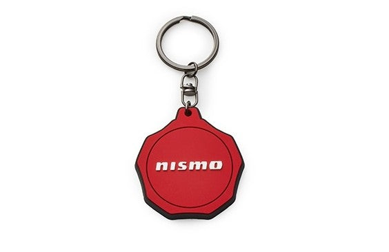 Nismo Oil Filler Cap Rubber Key Ring Red - KWA10-50U10