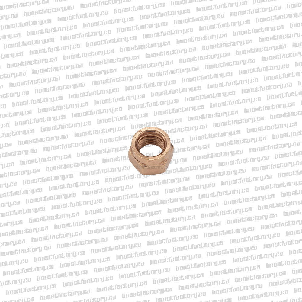 M10 x 1.25mm Metric Nut, Copper Slotted Nut.