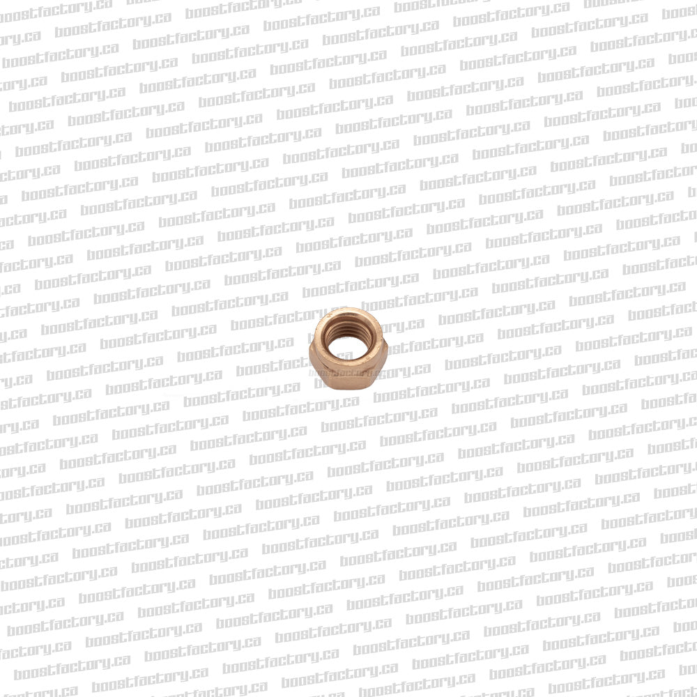M10 x 1.5mm Metric Nut Coarse Thread, Copper Slotted Nut.