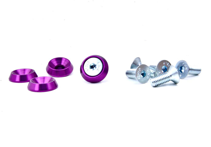 Platinum Racing Products -  M8 X 20MM COUNTERSUNK VEHICLE DRESS UP BOLTS AND WASHERS