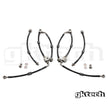 GKTech - R32 GT-R/GTS4 braided brake lines - OEM Replacement Front and Rear set - R32R-BRKE