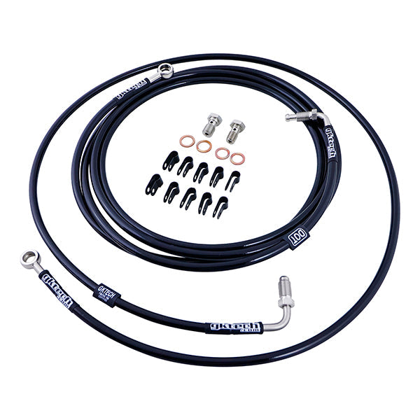GKTech In-Line Hydraulic Handbrake Lines Toyota JZX90/JZX100 - JZXX-INLN