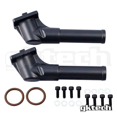 GKTech S13 240SX / R32 Skyline Heater Core Outlets - S132-BHCO