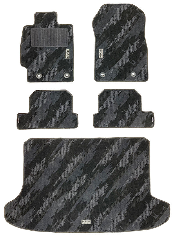 HKS oil color floor mat set for Toyota 86 / Subaru BRZ, 53001-AT043