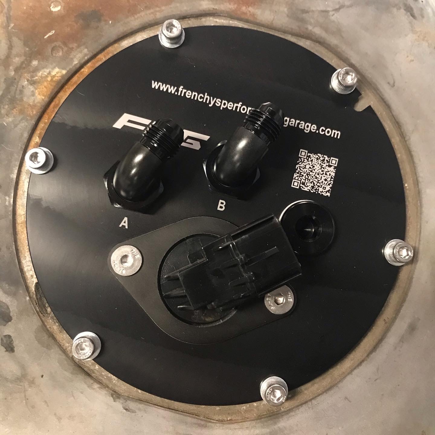 FPG S13 180SX R32GTST Single Pump Hanger Kit Billet Hat -6 V3 FPG-089