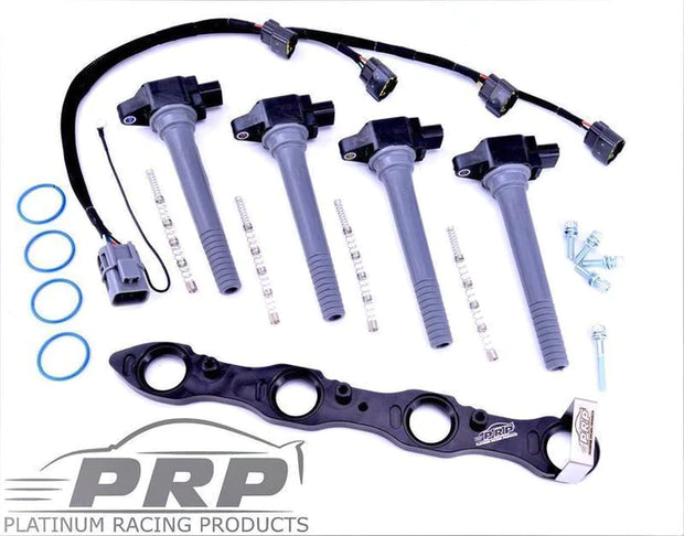 Platinum Racing Products - NISSAN SR20 COIL KIT FOR SERIES 2 S14, S15, 180 TYPE X - SMALL HOLE ROCKER COVER