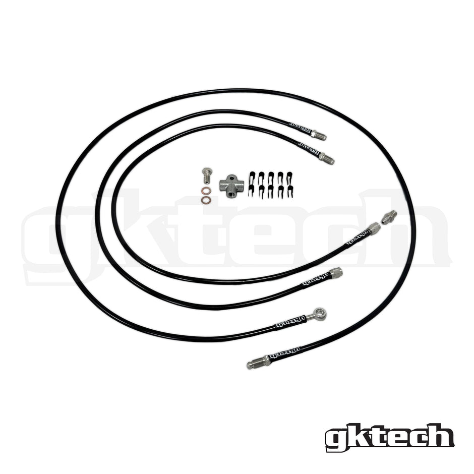 GKTech Lexus IS200/IS300 Wilwood Braided Brake Line Kit - XE10-DUAL - view 3