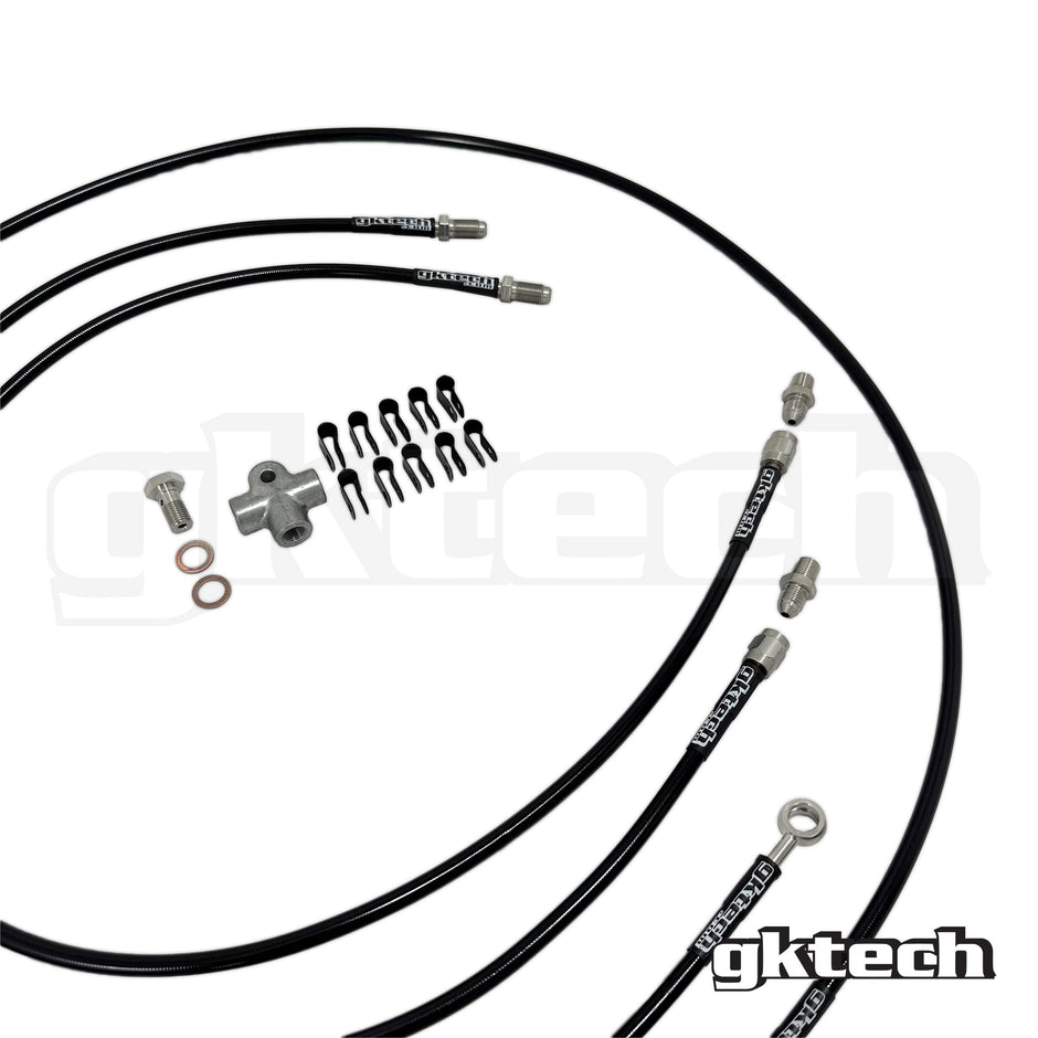 GKTech - Stand alone SS braided brake line kit - STAL-BRKE