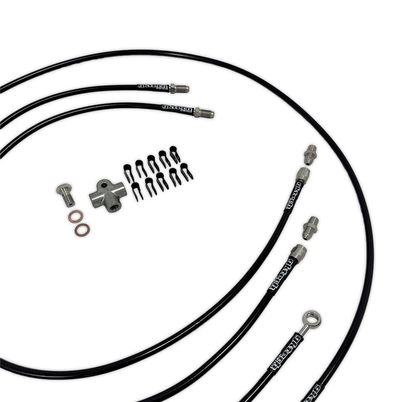 GKTech Lexus IS200/IS300 Wilwood Braided Brake Line Kit - XE10-DUAL