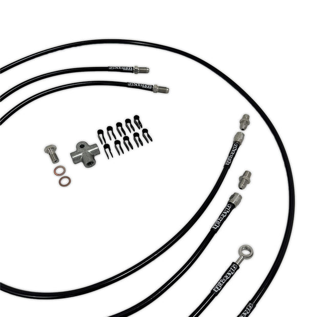 GKTech - Stand alone SS braided brake line kit - STAL-BRKE