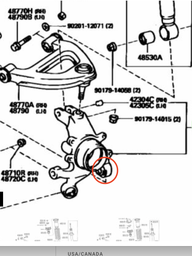 GKTech Rear Knuckle Lower Arm Spherical Bearings JZX90/JZX100 - JZXX-RKBL - view 6