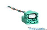 Wiring Specialties VQ35 Cam Sensor Connector, Green - WRS-VQCM-GR