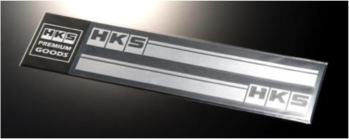 HKS HKS STICKER stripe SILVER - 51003-AK115 - Boost Factory