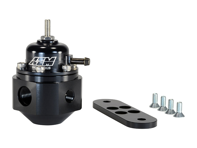 AEM Universal Black Adjustable Fuel Pressure Regulator - Boost Factory