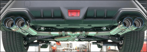 HKS LEGAMAX Sports Exhaust Subaru WRX VBH 31021-AF026 - view 11
