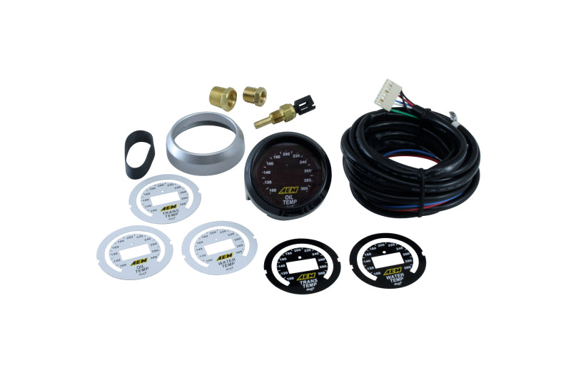 AEM 52mm Temperature (Transmission / Oil / Water) Digital Gauge - Boost Factory