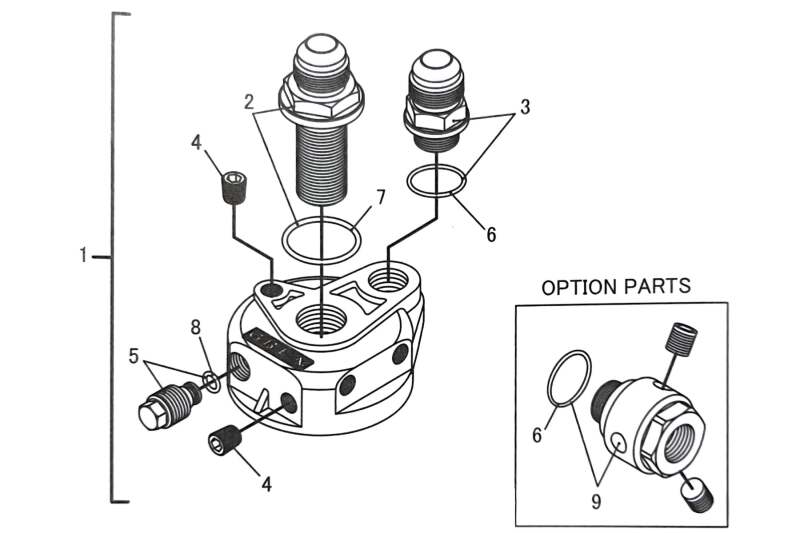 GReddy Type G Oil Block Assembly .75x16 AN10