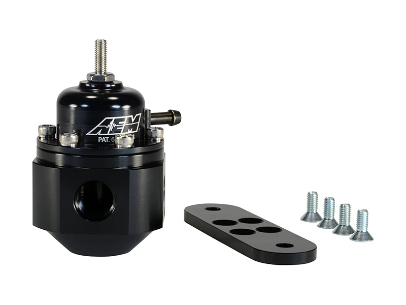 AEM Universal Black Adjustable Fuel Pressure Regulator - Boost Factory