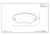 ENDLESS SSY 1993-1998 Toyota Supra Front Brake Pad Set