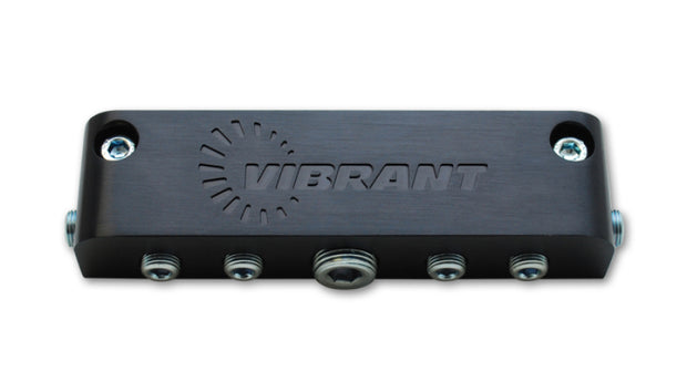 Vibrant Aluminum Vacuum Manifold (new design) - Black - Boost Factory