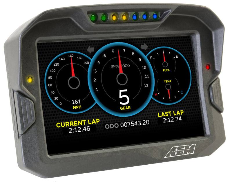 AEM CD-7 Non Logging Race Dash Carbon Fiber Digital Display (CAN Input Only) - Boost Factory
