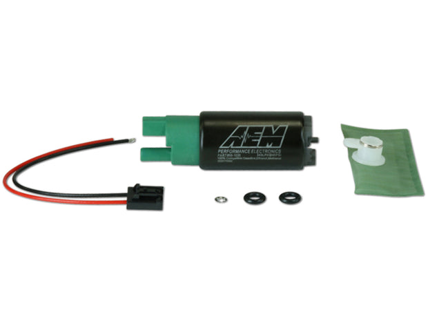 AEM 340LPH 65mm Fuel Pump Kit w/o Mounting Hooks - Ethanol Compatible - Boost Factory