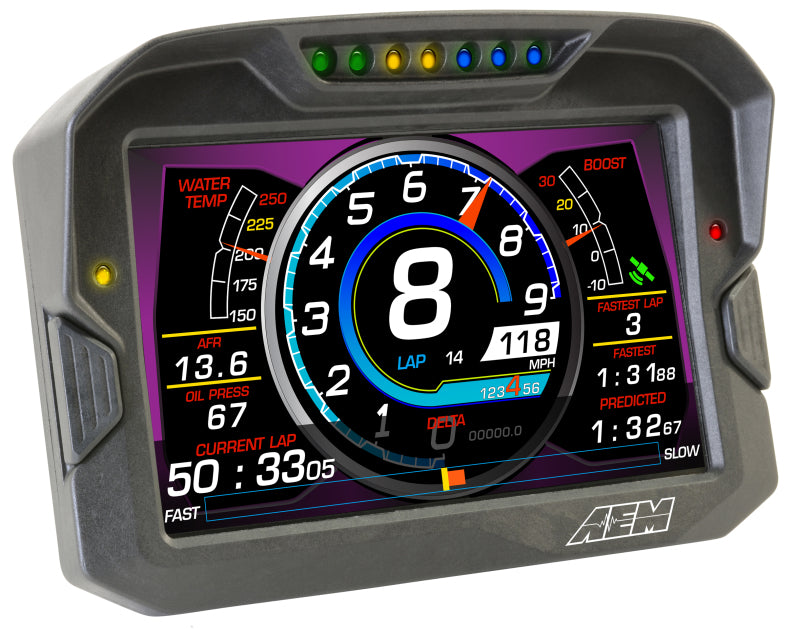 AEM CD-7 Non Logging Race Dash Carbon Fiber Digital Display (CAN Input Only) - Boost Factory