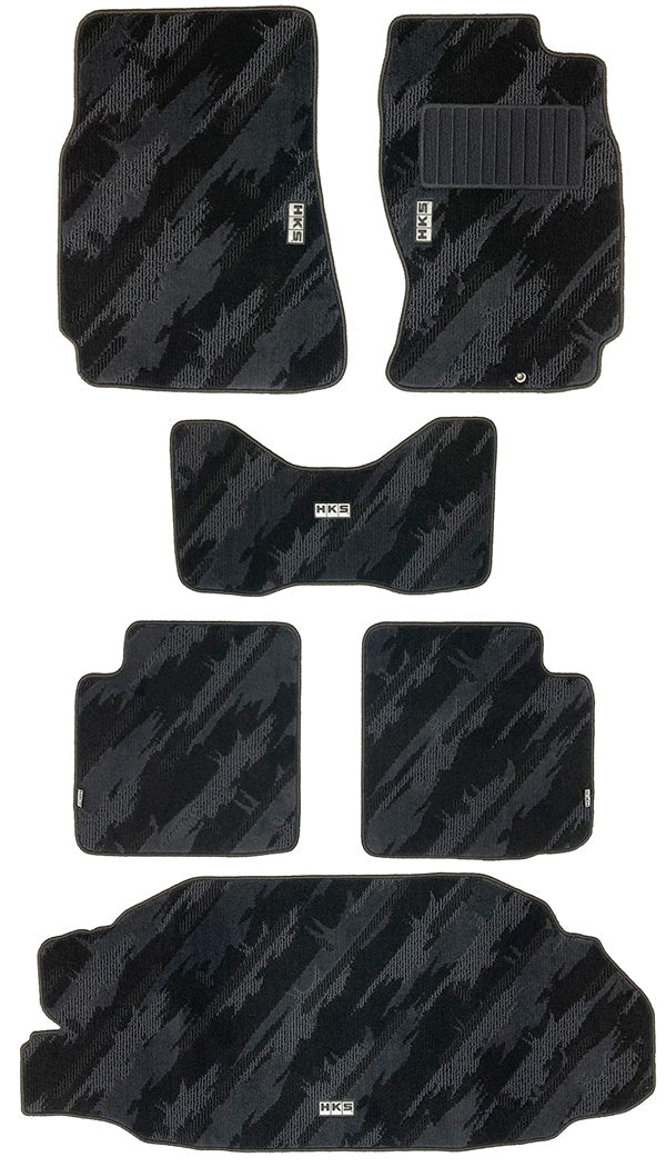 HKS oil color floor mat set for Nissan Skyline GT-R BCNR33, 53001-AN031