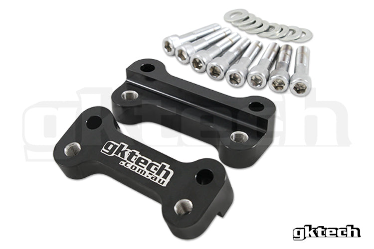 GKTech 324mm R33 GT-R Rotor Caliper Brackets - GTRX-ADPT