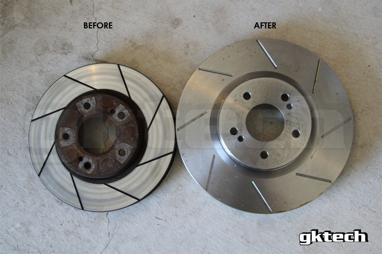 GKTech 324mm R33 GT-R Rotor Caliper Brackets - GTRX-ADPT - view 3
