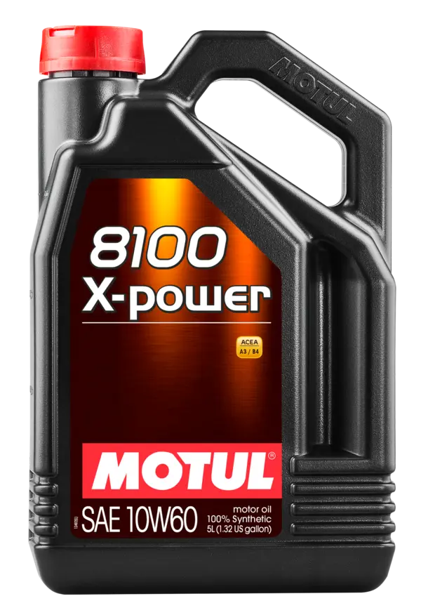 Motul 5L Synthetic Engine Oil 8100 10W60 X-Power - 106144