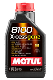 Motul 1L Synthetic Engine Oil 8100 5W40 X-CESS - 109774