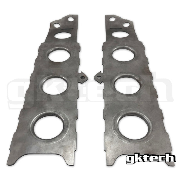 GKTech - Skyline K-Frame/tension rod mount weld in reinforcement plates - R33 Skyline (RWD only) - R33X-KFRM
