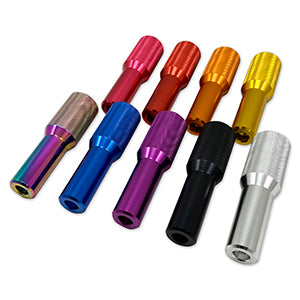 GKTech - Extra Long Stepped Knurl Gearknob - Neo Chrome - ZACS-NEOX