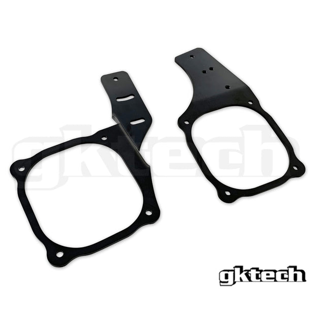 GKTech - G35 vehicle specific e-brake mount - G35 OUTSIDE trim mount - RIGHT side of console - V35X-HBKR
